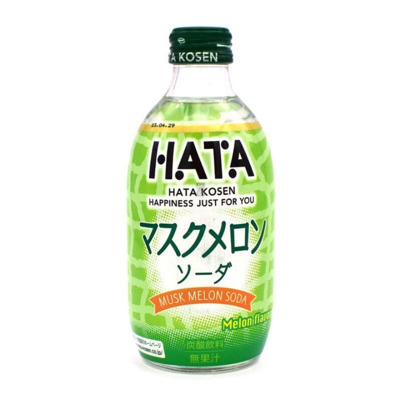 哈达 日本波子汽水 哈蜜瓜味 300毫升 /Hatakosen Ramune Hönigmelone Geschmack 300ml