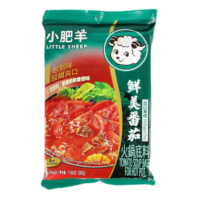 小肥羊 火锅底料鲜美番茄味 200克 /Hot Pot Suppe Basis Tomategeschmack 200g