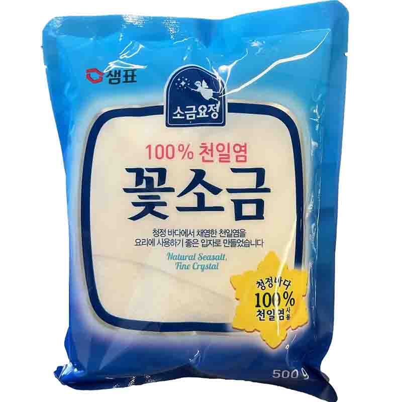 韩国 天然细海盐 500克 /Natürliches Koreanisches Meersalz Fein 500g SEMPIO