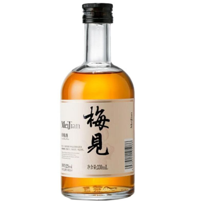 梅见 青梅果酒 12度 小瓶 330ml / Chinesischer Pflaumenwein Meijian 12% Vol. 330ml