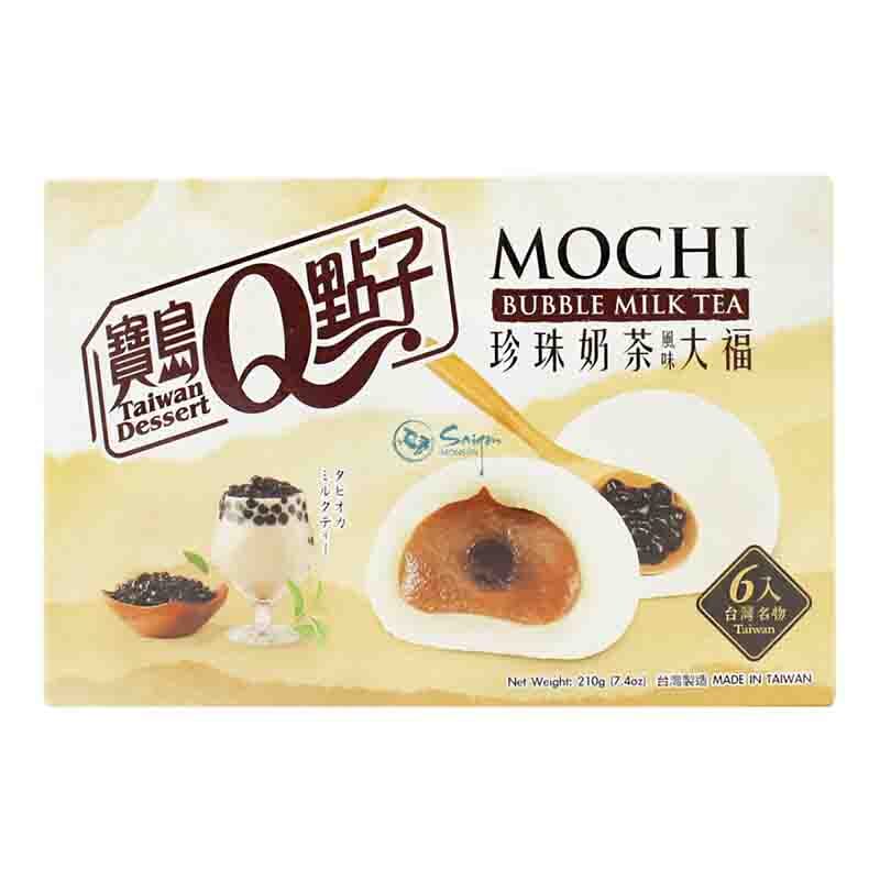 宝岛Q点子 珍珠奶茶大福 210克 / Bubble Milch Tee Mochi 210g TW