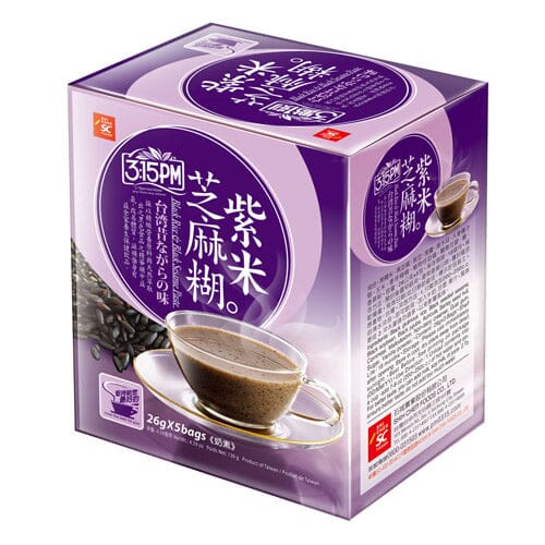 3点1刻 紫米芝麻糊 5份装 / Instant Sesambrei Pulver mit Schwarz Reis 26g*5