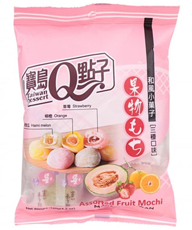 宝岛Q点子 和风小果子 水果味 120克 /Mochi mit verschiedenen Früchten 120g TW