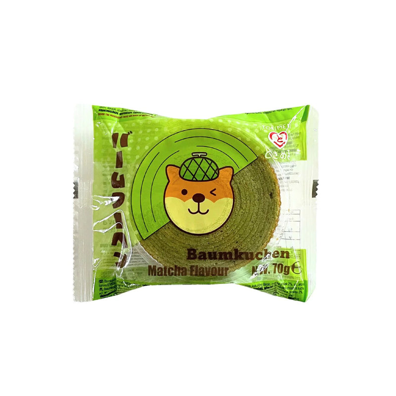 年轮蛋糕 抹茶味 70克 /Baumkuchen Matcha Geschmack 70g Tokimeki