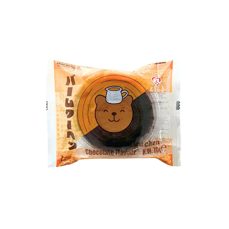 年轮蛋糕 巧克力味 70克 /Baumkuchen Schokolade Geschmack 70g Tokimeki