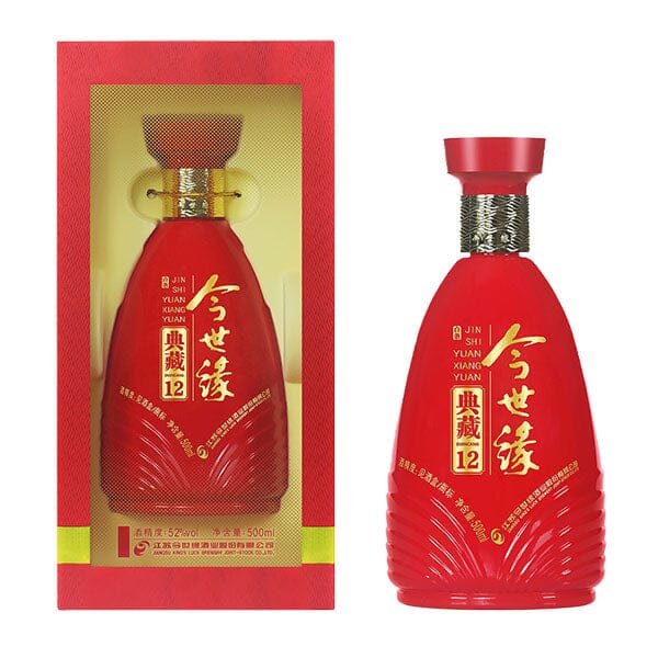 今世缘 D12 典藏 52度 500毫升 /Chinesische Spirituose Alk. 52% vol. 500ml JINSHIYUAN