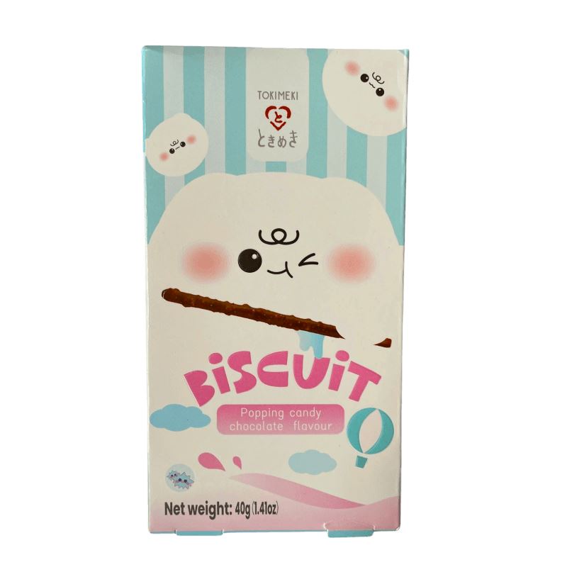 日式巧克力饼干棒 跳跳糖 40克 /Biscuit Stick Popping Candy 40g Tokimeki