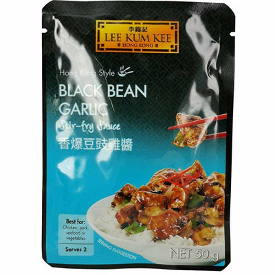 李锦记 香爆豆豉鸡酱 50克/Black Bean Garlic Stir-Fry Sauce 50g LKK