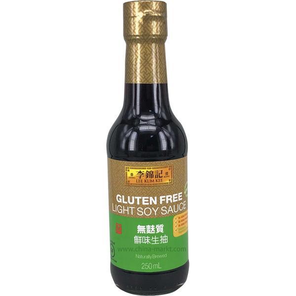 李锦记 无麸质鲜味生抽酱油 250毫升 /Glutenfreie Helle Sojasauce 250ml LKK