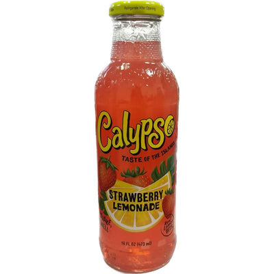柠檬水饮料 草莓味/Lemonade Getränk Erdbeer Geschmack 473ml Calypso