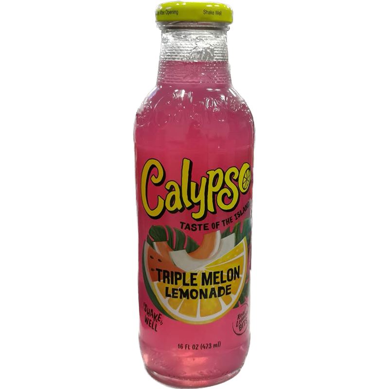 柠檬水饮料 三重瓜味 473毫升/Lemonade Getränk Triple Melon Style 473ml Calypso