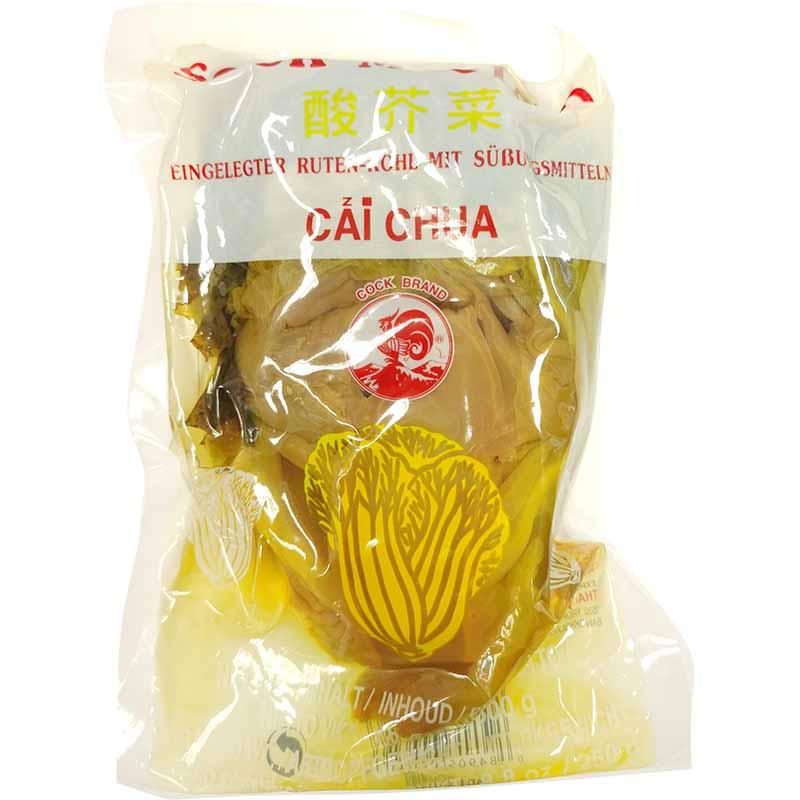 鸡牌 酸芥菜 酸菜300克/Eingelegter Ruten-Kohn mit Süßungsmitteln 300g Cock Brand