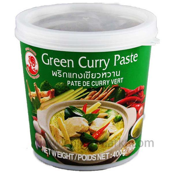 公鸡牌 绿咖喱酱 400克 / Grüne Currypaste 400g Cock Brand