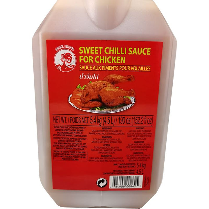 鸡牌 烤鸡辣椒酱4.5L/ Chili Sauce für Huhn COCK 4.5L