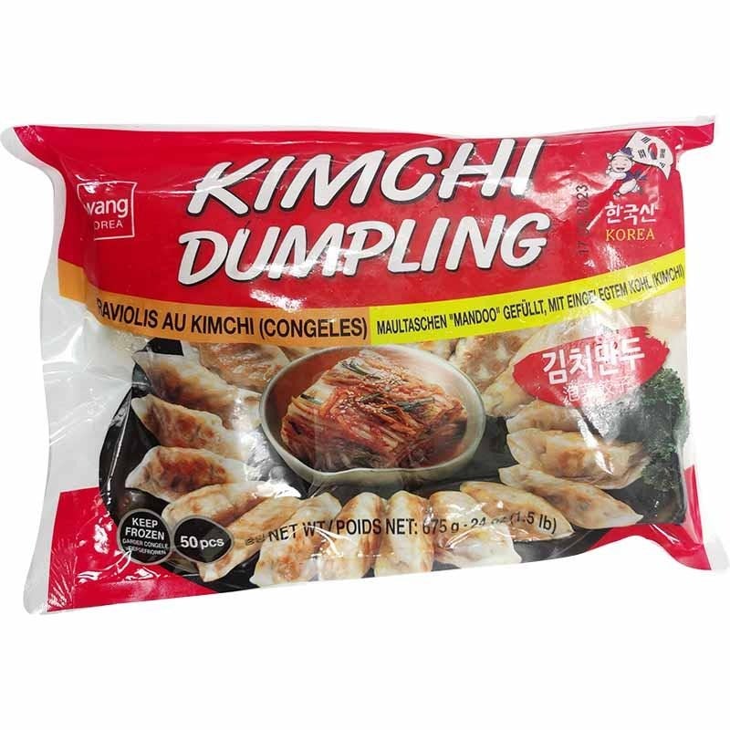 冰冻-Tiefgefroren! 韩国 泡菜饺子 辣白菜 675克 /Wang Mando Teigtaschen gefüllt mit Kimchi 675g