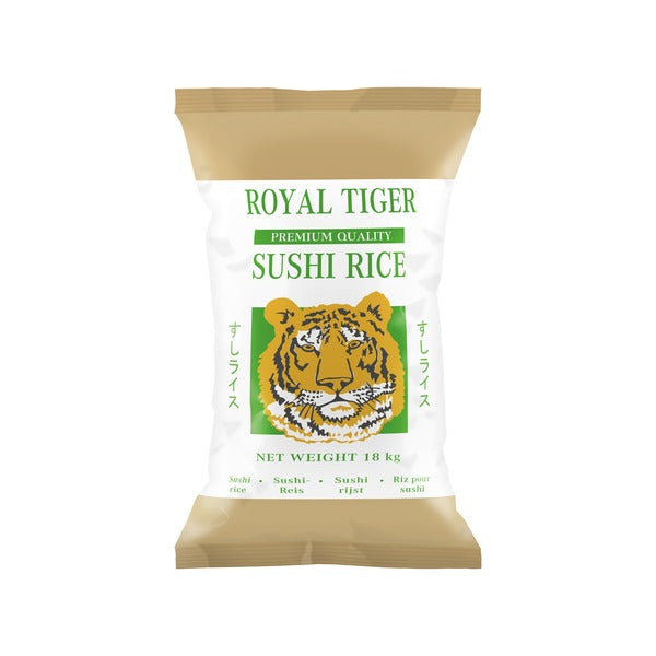 皇家虎牌 寿司米 18公斤/Reis für Sushi 18kg Royal Tiger