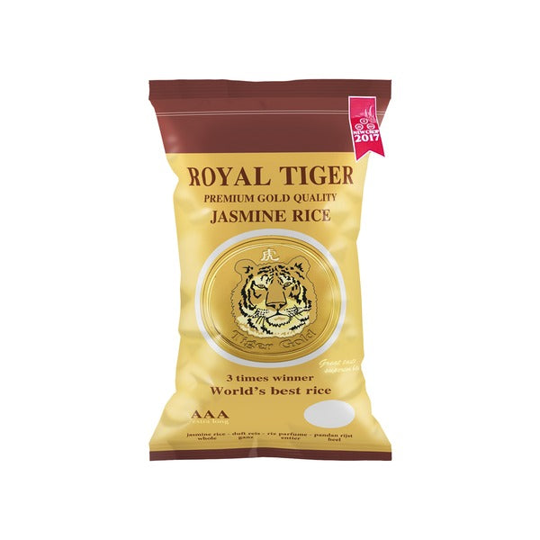 皇家虎牌 茉莉香米 金装 18公斤 /Jasminreis Gold (Duftreis) 18kg Royal Tiger