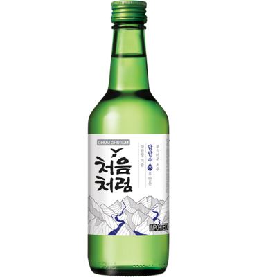 韩国烧酒 初饮初乐 原味烧酒 350毫升/Südkorea Soju Chum Churum Original 12% vol 350ml LOTTE