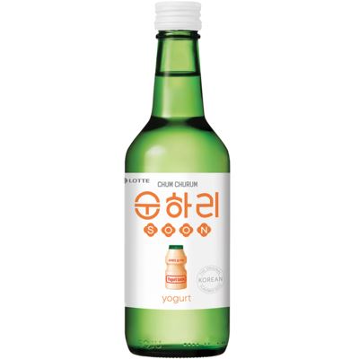 韩国烧酒 初饮初乐 酸奶味烧酒 350毫升/Südkorea Soju Chum Churum Joghurt 12% vol 350ml LOTTE