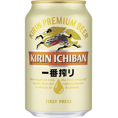 一级棒 日本啤酒 5度 330毫升/ Japanische Premium Bier 5% Vol. 330ml KIRIN ICHIBAN