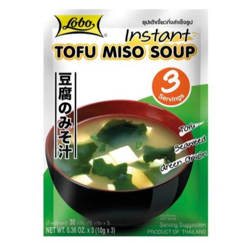 泰国 清真 烹饪调料 豆腐味增汤 3X10g/HALAL Instant Tofu Miso Suppe Lobo 3X10g