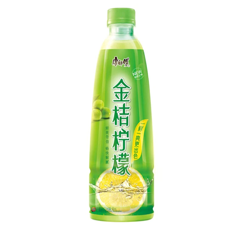 康师傅 金桔柠檬 500ml/Kumquat/Zitrone Getränk 500ml MASTER KUNG