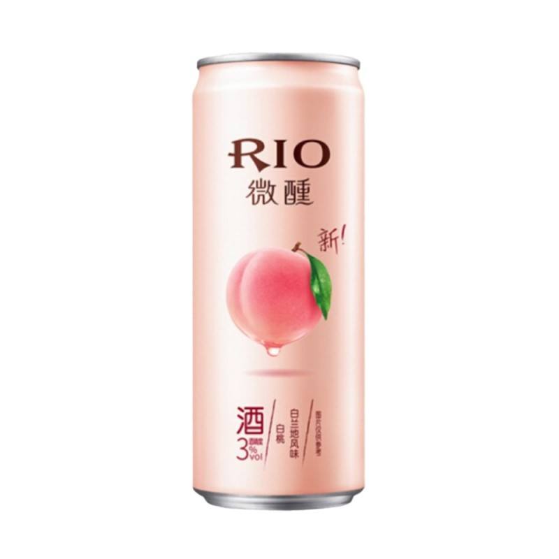 RIO 微醺3度 白兰地鸡尾酒 白桃味 330ml/RIO Light Cocktail Premix Pfirsich Weinbrand 3%Vol. 330ml