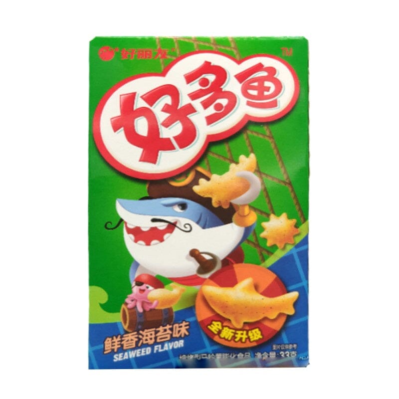 好丽友 好多鱼 鲜香海苔味 33克 /knusprige Keks Nori-Geschmack 33g ORION HAODUOYU