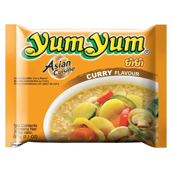 养养牌 咖喱味方便面 60克 /Instant Nudeln Curry 60g Yum Yum