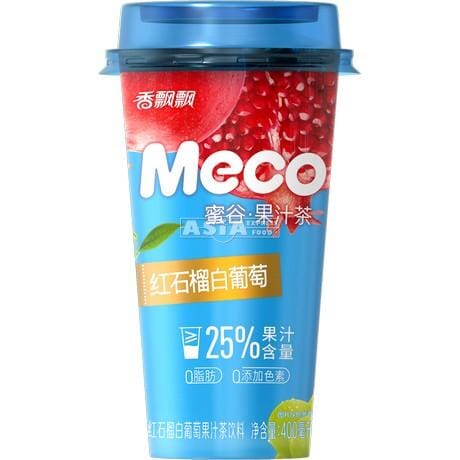 MECO 蜜谷果汁茶 (红石榴白葡萄) 400毫升 /Meco Früchtetee Granatapfel Traube 400ml XIANG PIAO PIAO