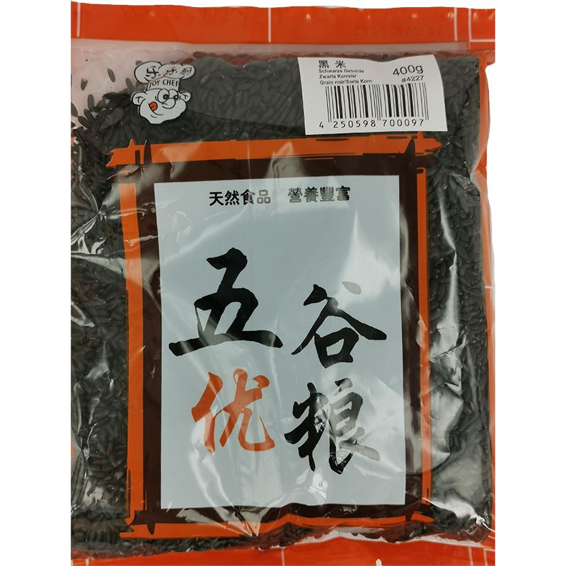 乐乐厨 五谷优粮 黑米 400克 / Schwarze Getreide 400g LeLeChu