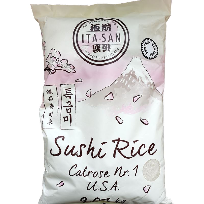 板前 特级寿司米 9.07公斤/Sushi Reis Premium Qualität 9.07kg ITA-SAN