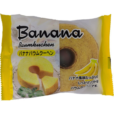 太阳食品 香蕉年轮蛋糕 70克 /Baumkuchen Bananegeschmack TAIYO FOOD 80g