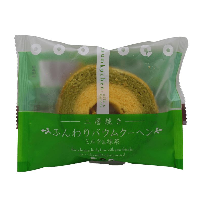 日本年轮蛋糕 抹茶味 双层烘焙 60克 /Japanische Baumkuchen Matcha 60g TAIYO