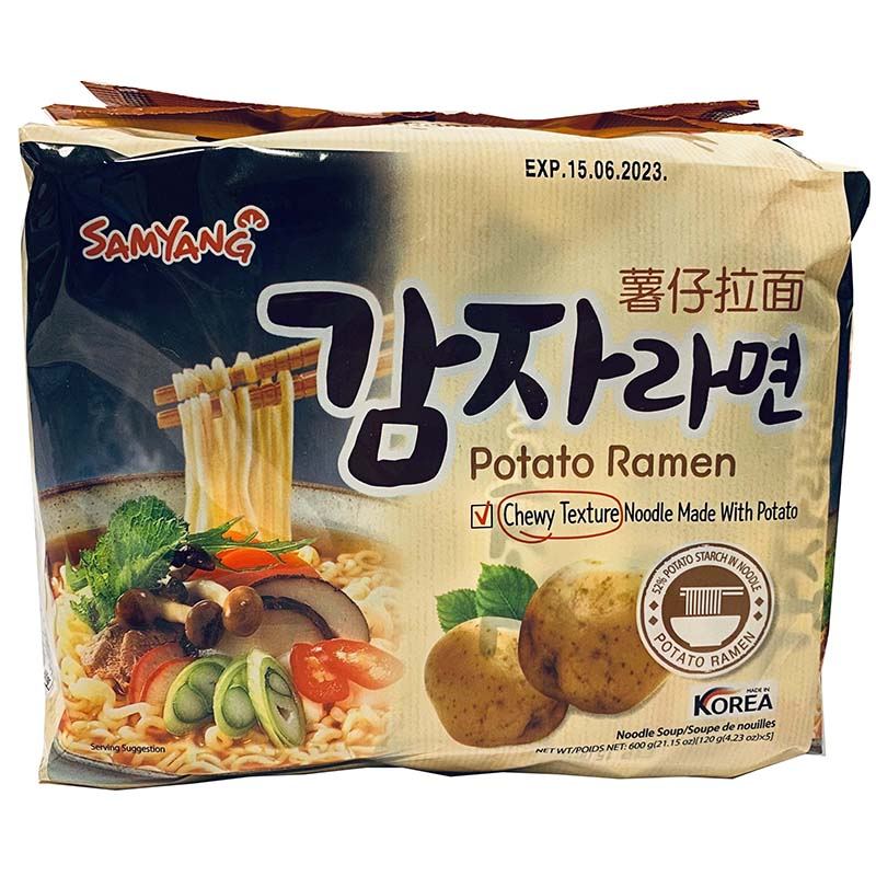 韩国三养 薯仔拉面 120克/Instandnudeln Potato Ramen 120g SAMYANG