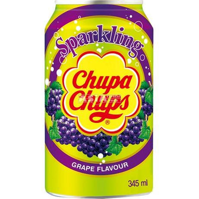 珍宝珠 棒棒糖同款 葡萄风味汽水 345ml/Soda Sparkling Traube 345ml CHUPA CHUPS