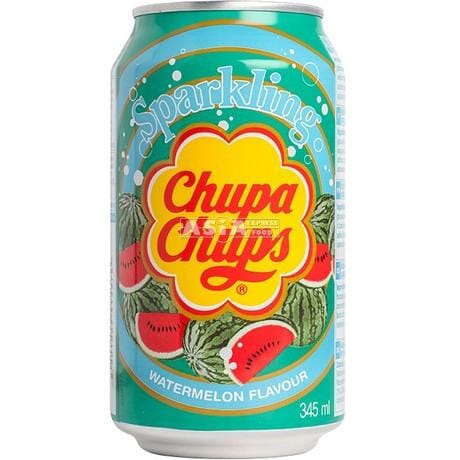 珍宝珠 棒棒糖同款 西瓜风味汽水 345ml/Soda Sparkling Wassermelone 345ml CHUPA CHUPS