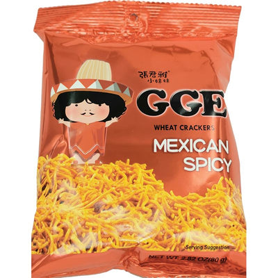 维力 张君雅小妹妹 墨西哥味 80克/GGE Wheat Crackers Mexican Spicy 80g WeiLih