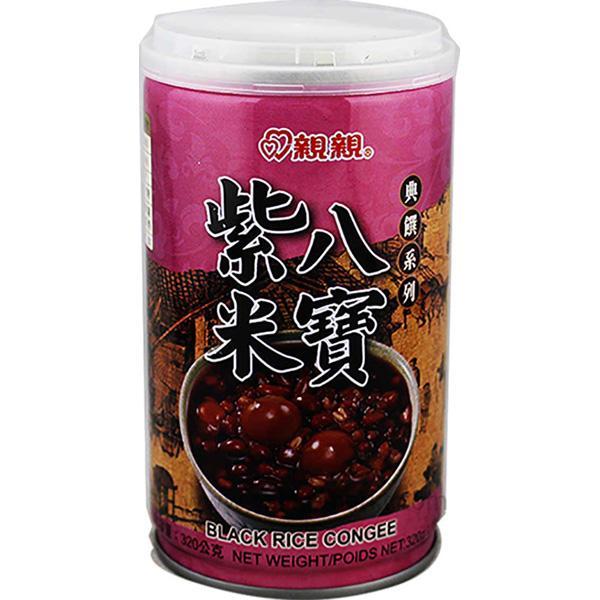 亲亲 紫米八宝粥 320克 /Reisbrei mit Schwarzem Reis 320g ChinChin