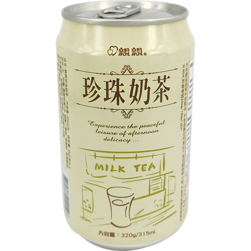 亲亲 珍珠奶茶 / CANNED PEARL MILK TEA 320g