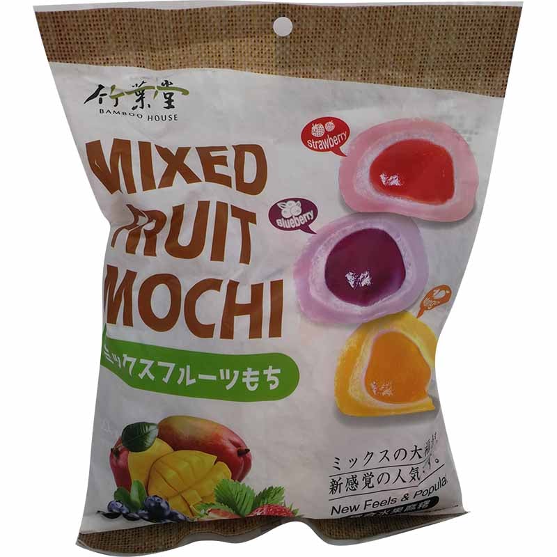 竹叶堂 混合水果口味麻糬/Mixed Obst Mochi 250g TW Bamboo Hause
