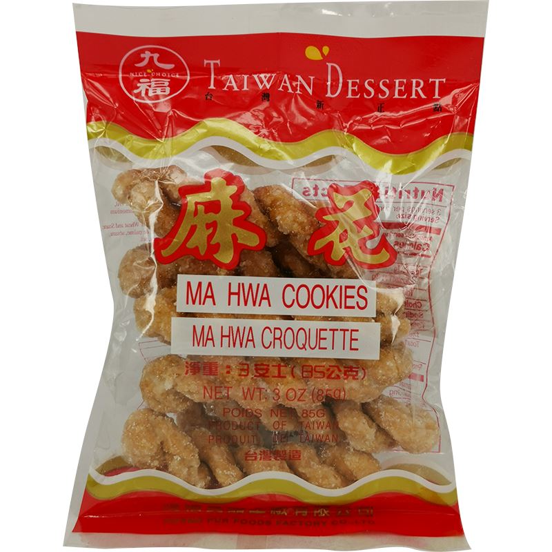 九福 麻花 85克/MA HWA Cookies Mahwakekse 85g NICE CHOICE