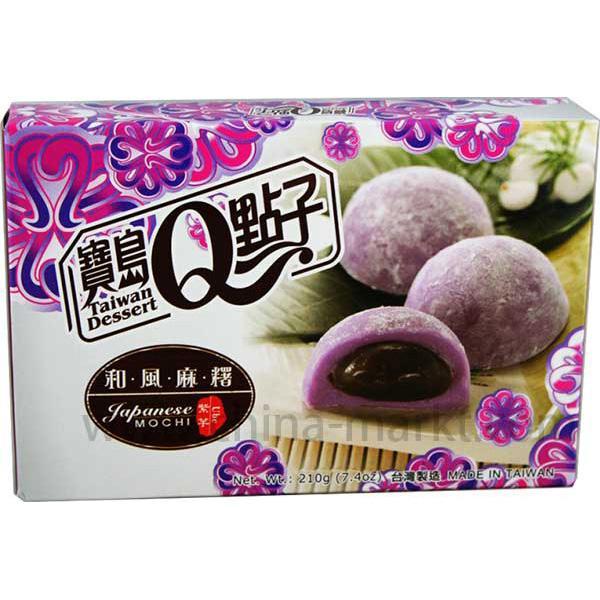 宝岛Q点子 和风麻糬 紫芋210克/He Fong Mochi Ube 210g TW