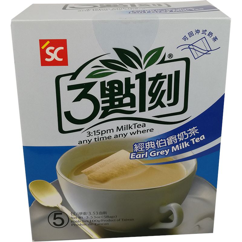 3点1刻 经典伯爵奶茶 5包装 /3:15 PM Milch Tee Bergamotte 5x20g