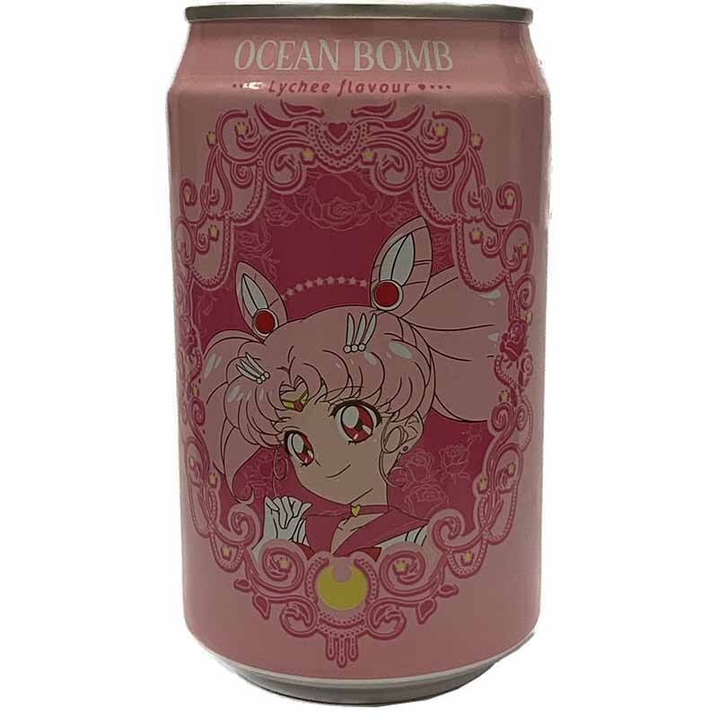 美少女战士气泡水 荔枝风味 330g/Sparking Water-Litchi Flavor 330g Ocean Bomb