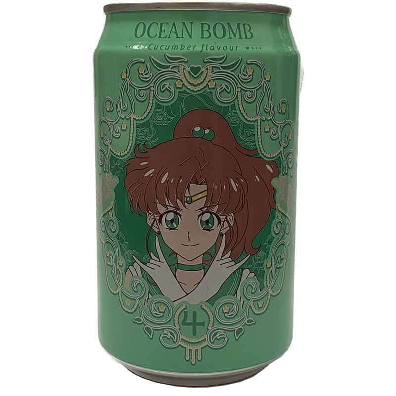 美少女战士气泡水 小黄瓜风味 330克 /Sparking Water-Cucumber Flavor 330g Ocean Bomb