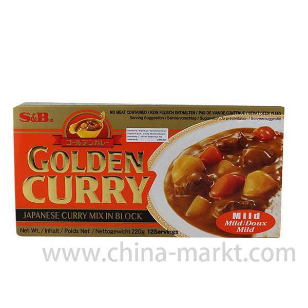 日式咖喱块 微辣 12份 / Currysoße Würfel Mild 220g S&B