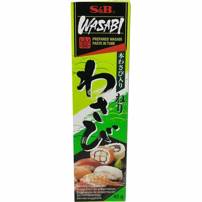 S&B 青芥辣 芥末膏/Wasabi Paste Tube 43g