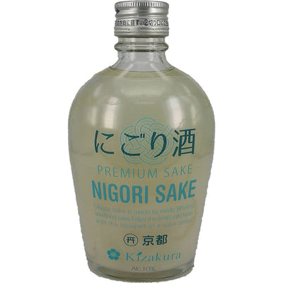 KIZAKURA原味清酒/Nigori Sake ungefilterter Sake aus Japan 10% Vol. 300ml