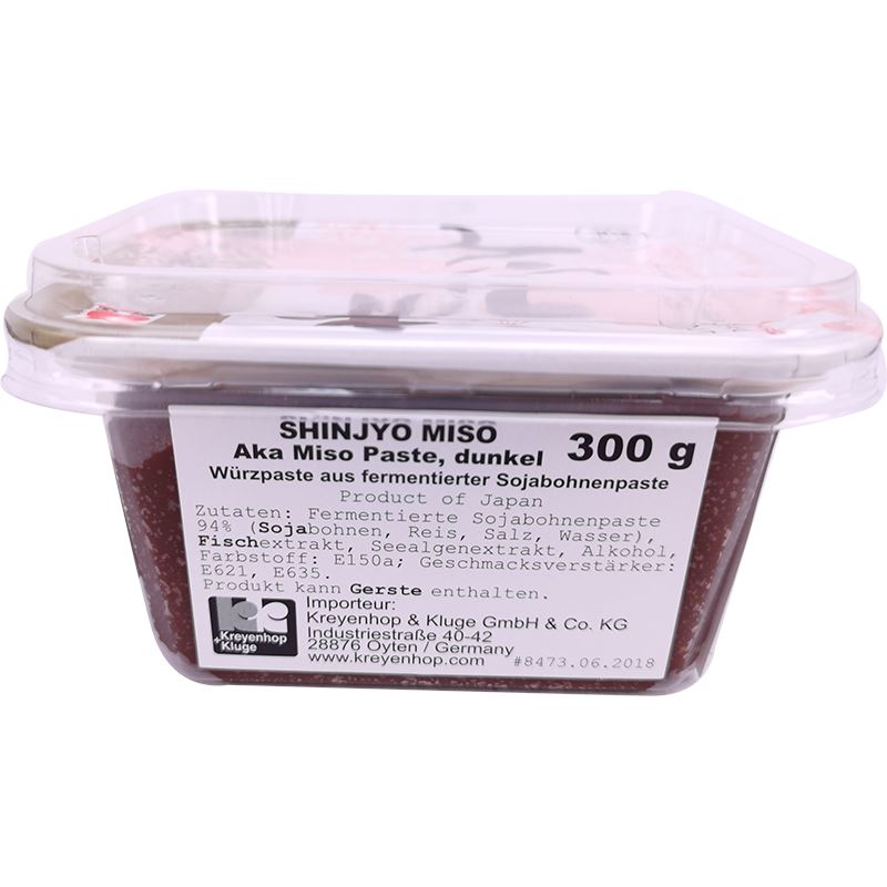 新庄日本料理酱味增(浓)/Shinjyo Miso Dunkle Miso Suppenpaste 300g